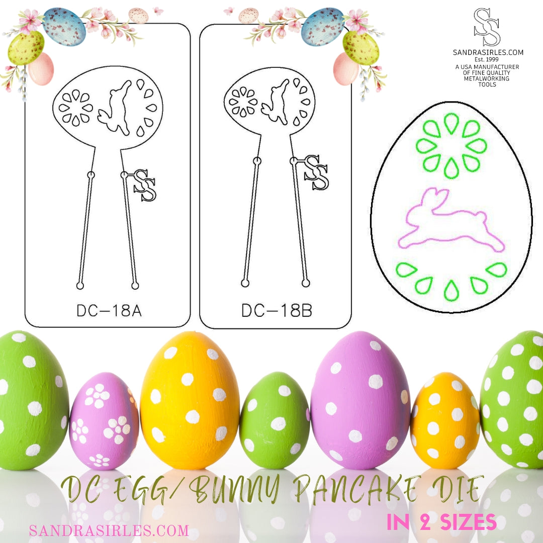 PANCAKE DIE DC-18 EGG/BUNNY